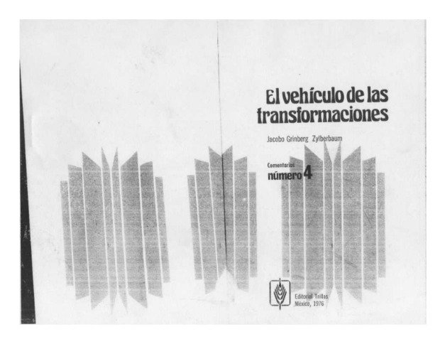 El vehículo de las transformaciones pdf